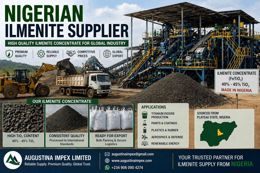 nigerian ilmenite supplier