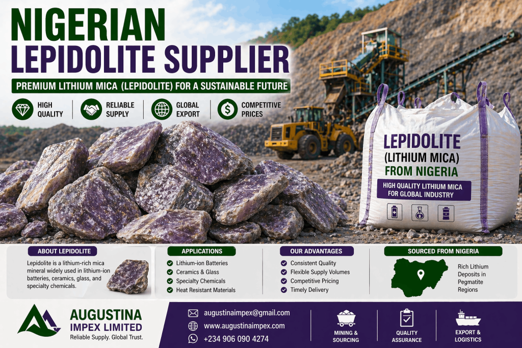 nigerian lepidolite supplier