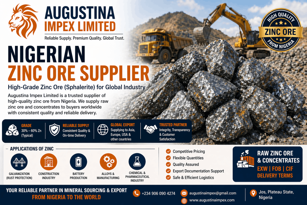 nigerian zinc ore supplier