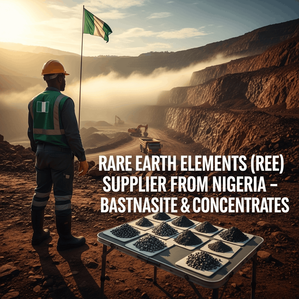 Rare Earth Elements (REE) Supplier from Nigeria – Monazite, Bastnasite & Concentrates