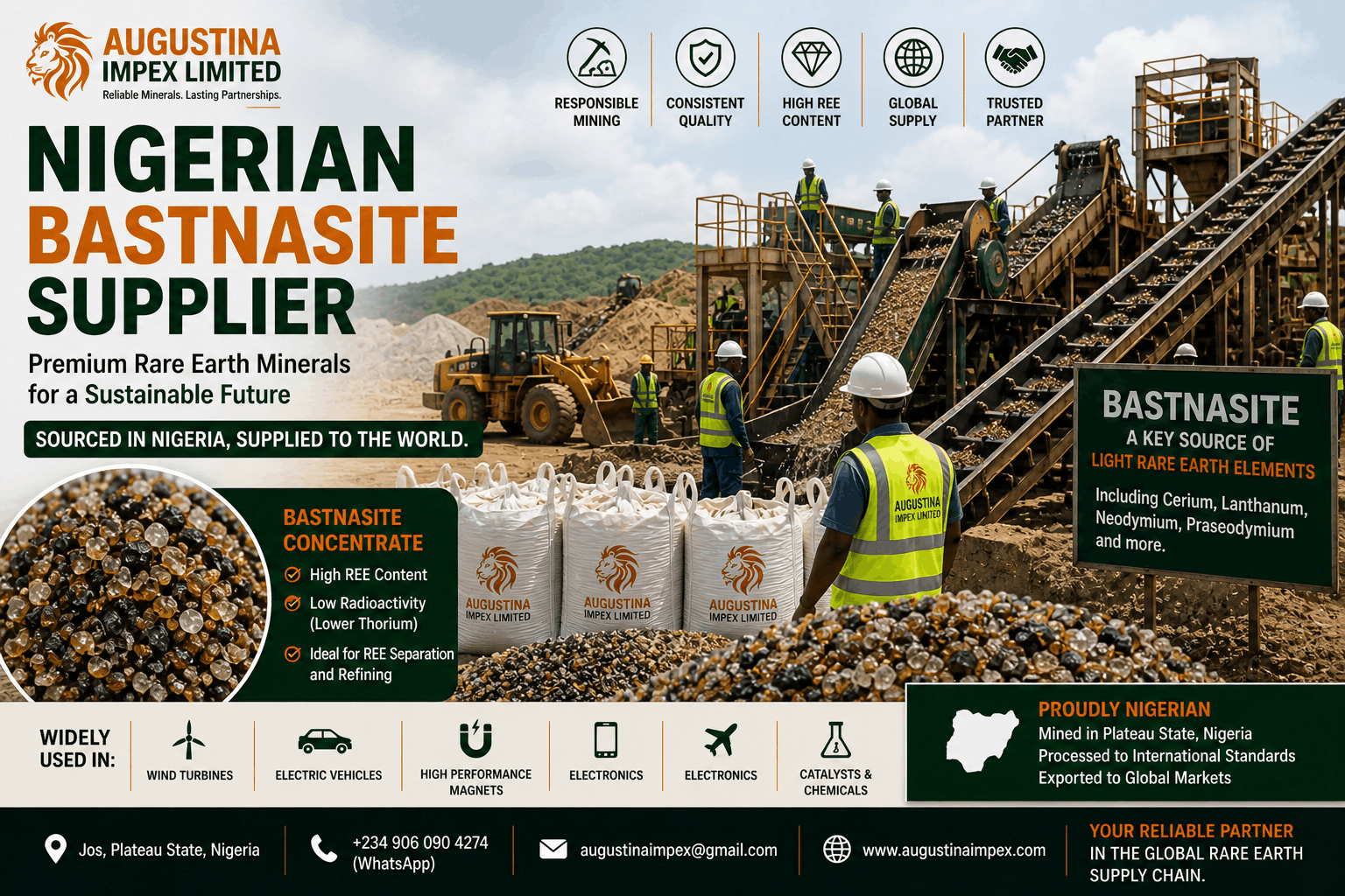 Nigerian bastnasite supplier
