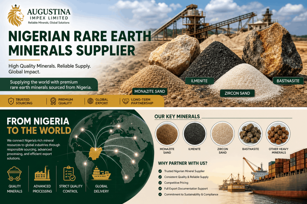 nigerian rare earth minerals supplier