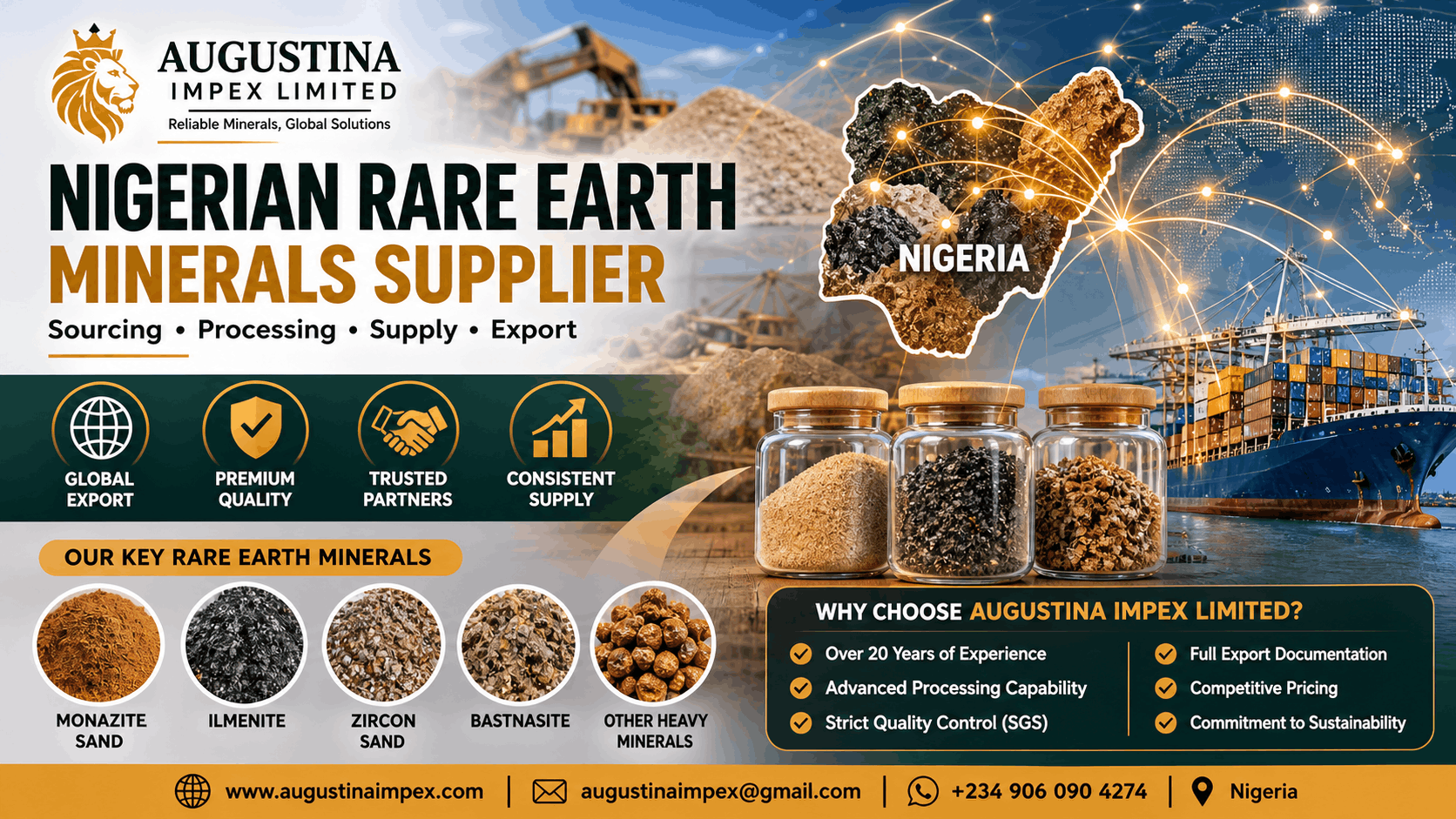 nigerian rare earth minerals supplier