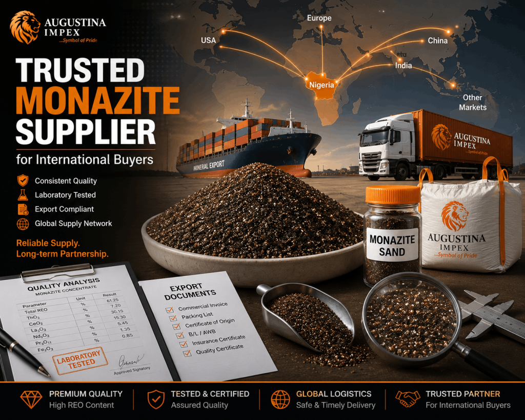 Trusted Monazite Supplier for International Buyers