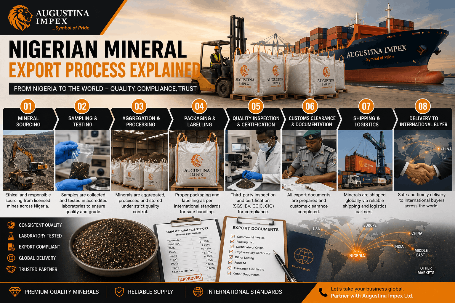 Nigerian Mineral Export Process Explained