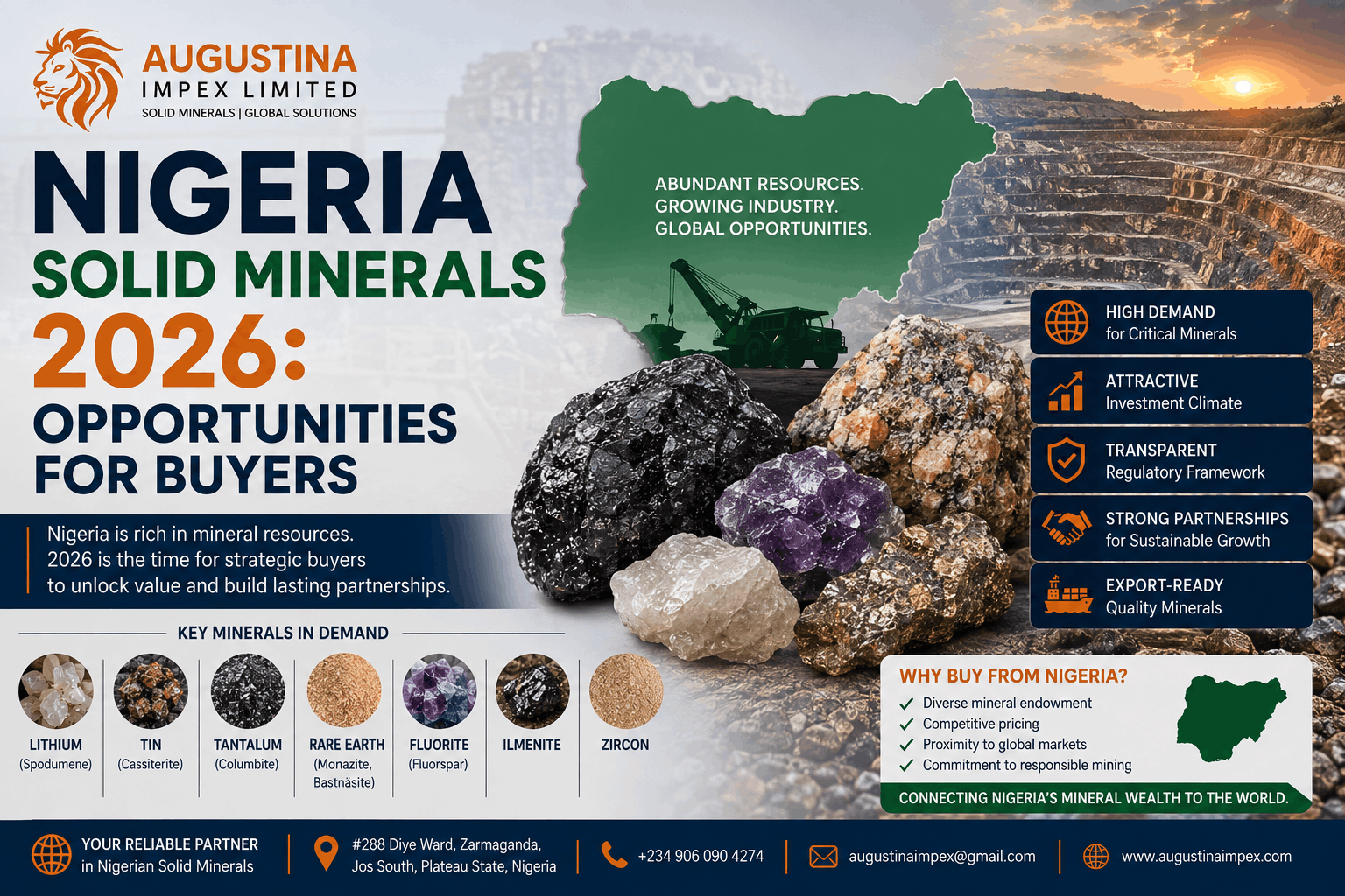 Nigeria Solid Minerals 2026: Opportunities for Buyers